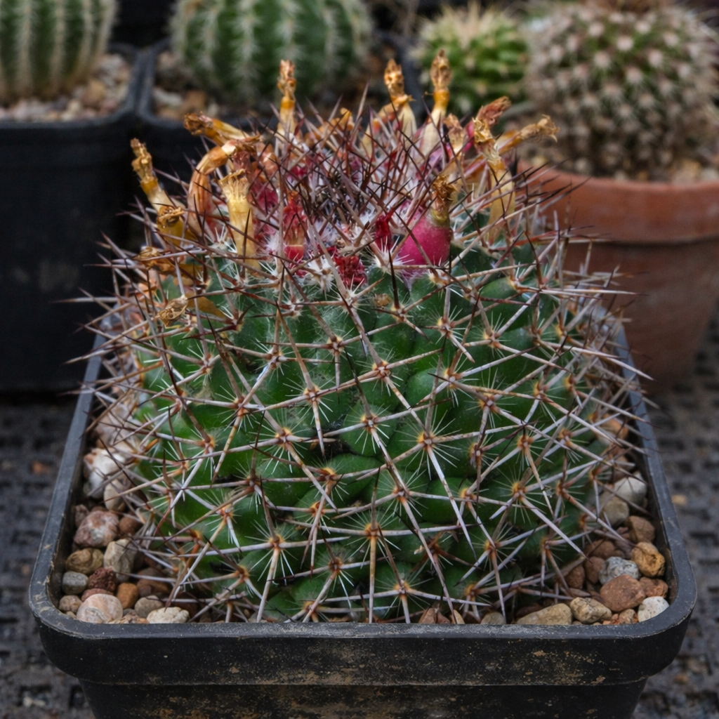 10 Semi di Mammillaria Amoena - Semi Freschi, Alta Germinabilità, No-GMO