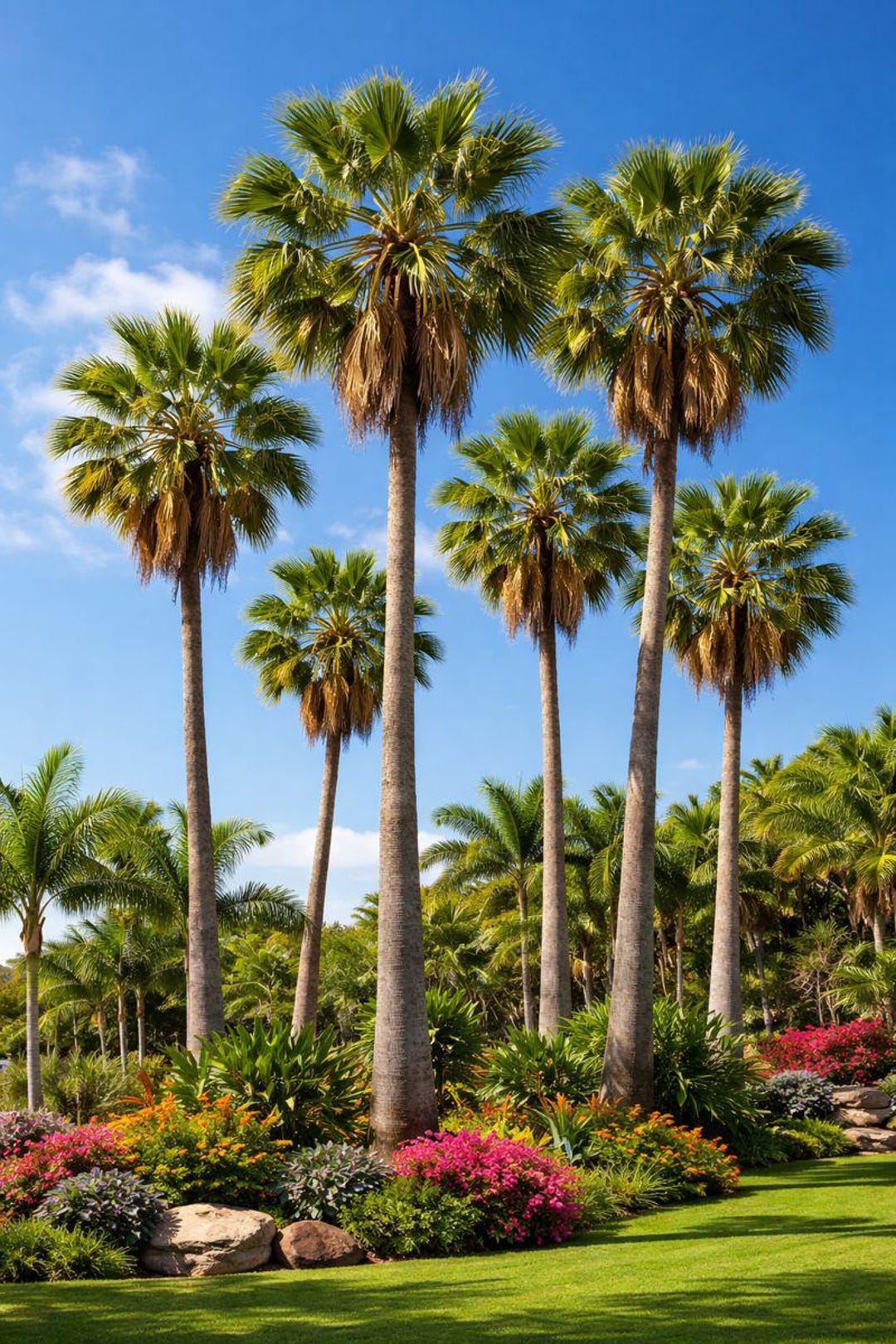 10 Semi di Palma Washingtonia Filifera - Semi Freschi, Alta Germinabilità, No-GMO